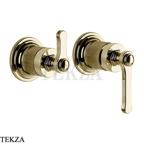 Gessi VENTI20 Смеситель для душа, 2 потока, вешняя часть 65038-710, Brass PVD