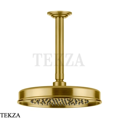 Gessi VENTI20 Верхний душ 200 с потолочным креплением под размер 65150-716, Gold Br. PVD
