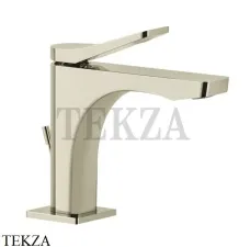 Gessi RILIEVO Смеситель для раковины, с донным клапаном 59001-720, Nickel PVD