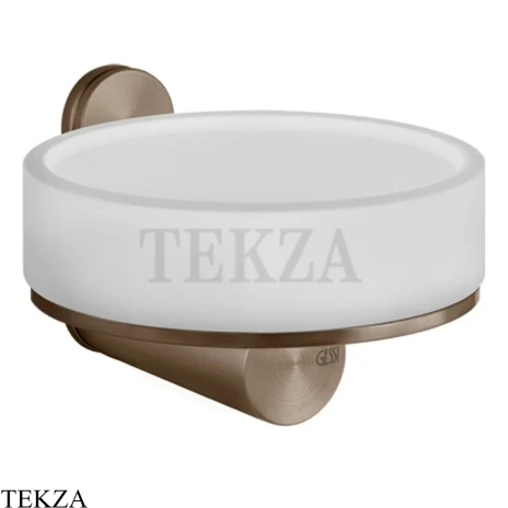 Gessi 316 ACCESSORIES Мыльница настенная, композит белый 54701-761, Coffee Bronze Brushed PVD