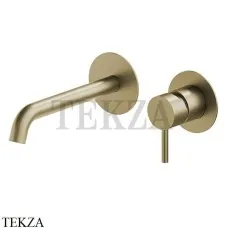 Newform X-Steel 316 Смеситель для раковины, внешняя часть 69628EX.59.098, PVD Brushed pale gold