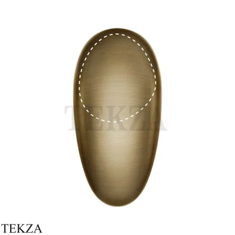 Gessi Equilibrio Излив для раковины на столешницу 52001-726, Warm Bronze Br. PVD