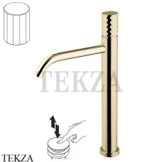 FIMA Carlo Frattini Spillo TECH V Смеситель для раковины, с донным клапаном F3031T/HXSVHL, Champagne