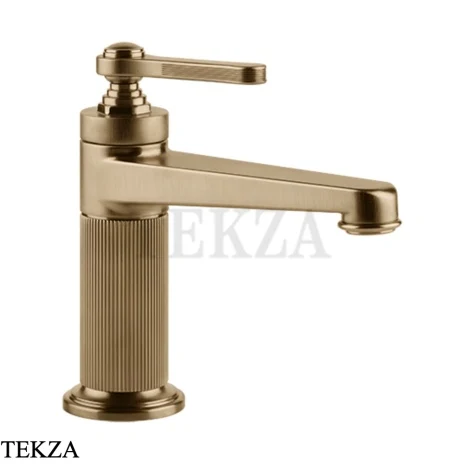 Gessi VENTI20 Смеситель для раковины, без донного клапана 65002-726, Warm Bronze Br. PVD