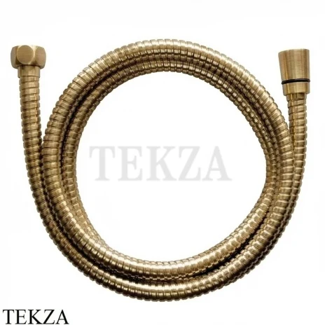 Nicolazzi Душевой шланг с двойным зажимом, конический 100 см R7096.1BZ, бронза classic