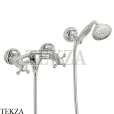 FIMA Carlo Frattini ELIZABETH Смеситель для душа, с гарнитуром F5085SN, Brushed nickel