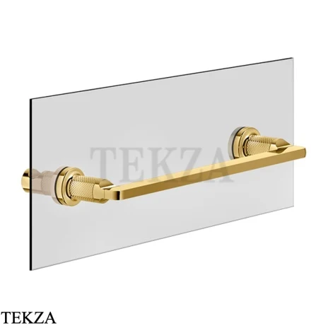 Gessi INCISO accessories Полотенцедержатель для крепления на стекло, 30 см 58613-246, Gold PVD