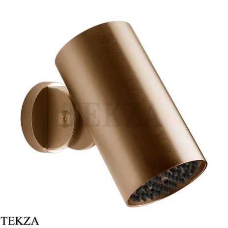 Gessi SPOTWATER Душевая головка для настенного крепления, ливень 57263-726, Warm Steel Brushed PVD