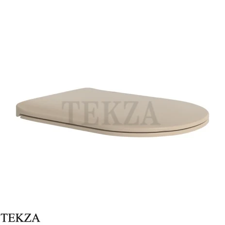 Flaminia Astra сиденье с крышкой SLIM с микролифтом 35,5×45,5×3,6 см, бежевый Argilla матовый