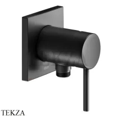 Keuco IXMO SOFT Смеситель для душа с выводом, квадрат, внешняя часть 59552370202, черный матовый