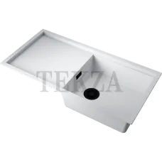 Omoikiri Sintesi 100 Кухонная мойка Artceramic прямоугольная с крылом 4997126 белый