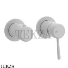 Gessi Goccia Смеситель для душа, 2 потока, внешняя часть 33077-279, белый матовый Gessi Goccia Смеситель для душа, 2 потока, внешняя часть 33077-279, белый матовый