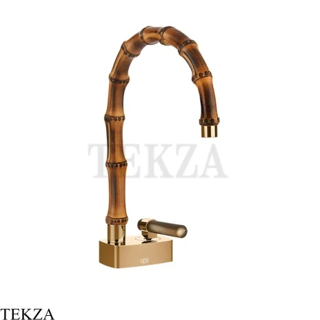 Gessi Jacqueline Смеситель для раковины, без донного клапана 77201-735, бронза глянец