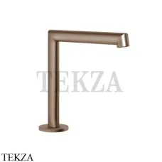 Gessi Ingranaggio-Anello  Излив для раковины на столешницу, средний 63321-708, Copper Brushed