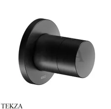 Keuco IXMO Pure Вентиль переключатель на 2 потока, круг, внешняя часть 59556370001, черный матовый