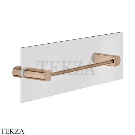 Gessi RILIEVO Полотенцедержатель для крепления на стекло, 30 см 59562-030, Copper PVD