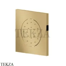 Newform Боковая форсунка квадратная, встраиваемая 563.35.099, Silky gold