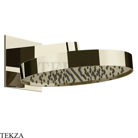 Gessi Incastri Верхняя лейка D30 с кронштейном из стены 63049-720, никель глянец