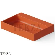 Dea Design Washbasins Раковина настольная квадратная 41х41 Solid Surface DD9083 410 7, Orange №7