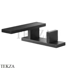 Fantini AK/25 Смеситель для раковины, не поворотный на 2 отверстия 48P5T204WF, Matt Gun Metal PVD