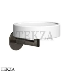 Gessi ANELLO Мыльница настенная композит белый 63701-187, Aged Bronze