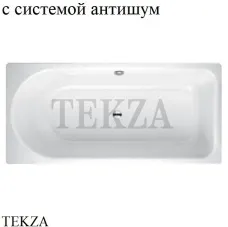 BETTE BETTEOCEAN Ванна, область ног ванны справа, перелив сзади 8856-000, система антишум, белый глянец