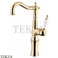 Migliore Oxford Смеситель для раковины, без сливного гарнитура 19174, золото глянец