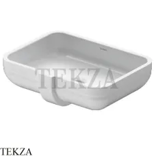 Duravit Happy D.2 Раковина встраиваемая снизу, с переливом 0457480000, белый глянец