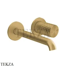 Gessi Habito INTRECCIO Смеситель для раковины, внешняя часть 70188-727, Brushed Brass