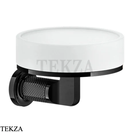 Gessi INCISO accessories Мыльница настенная, композит белый 58501-706, Black Metal