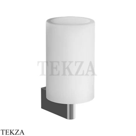 Gessi Origini Стакан настенный с держателем, белый 66407-031, хром глянец