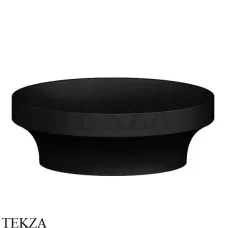 Gessi Origini Раковина накладная из Cristalplant® без перелива 66601-511, черный матовый