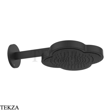 Gessi Ludovica Верхняя душевая лейка с кронштейном из стены 76149-299, черный матовый