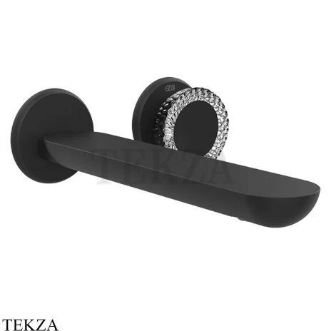 Gessi Perle Смеситель для раковины, внешняя часть 74788-299, черный матовый