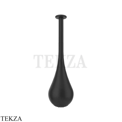 Gessi Goccia Потолочная каплевидная душевая лейка под размер 33753-299, Matte Black