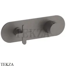 Fantini Icona Classic Термостат для душа 1 поток, внешняя часть 53P5R731B, Matt Gun Metal PVD