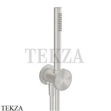 Gessi Origini NEUTRAL Душевой комплект с лейкой, шланг 1,50 м 66123-149, Finox Brushed Nickel