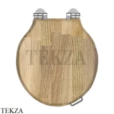 Devon&Devon ETOILE Сиденье крышка из массива светлого дуба 3IBSEQUEETCR, петли хром