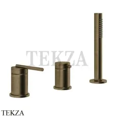 Gessi INGRANAGGIO Смеситель для ванны, без излива 63547-713, Antique Brass