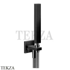 Gessi Rettangolo shower Душевой комплект с выводом воды 20123-706, Black Metal