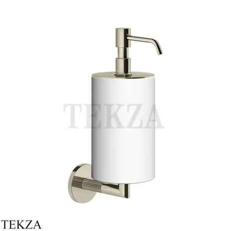 Gessi INGRANAGGIO Дозатор для жидкого мыла настенный белый 63813-720, Nickel PVD