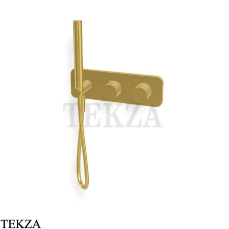FIMA Carlo Frattini SO Смеситель для душа с гарнитуром, внешняя часть F3149WX3OS, brushed gold