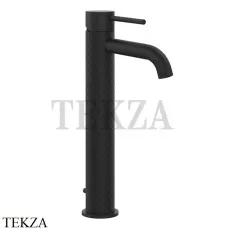 Gessi 316 INTRECCIO Смеситель для раковины высокий, с донным клапаном 54104-299, Black XL