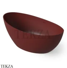 Dea Design Elegant Ванна отдельностоящая овальная 160x80 Solid Surface DD8643 1600 17, Red Wine №17
