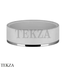 Gessi INCISO accessories Мыльница настольная, белый 58525-031, хром глянец