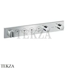 Axor ShowerSelect Термостат для 4 потребителей, внешняя часть 18357000, хром глянец