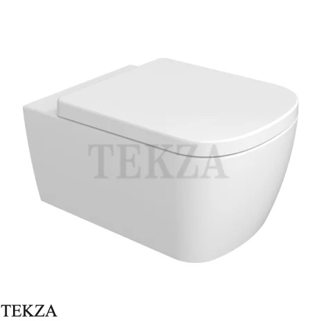 Flaminia Play унитаз подвесной GoClean чаша без ободка PY118G, белый глянец