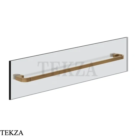 Gessi Perle Полотенцедержатель для крепления на стекло, 60 см 74915-791, бронза Deep