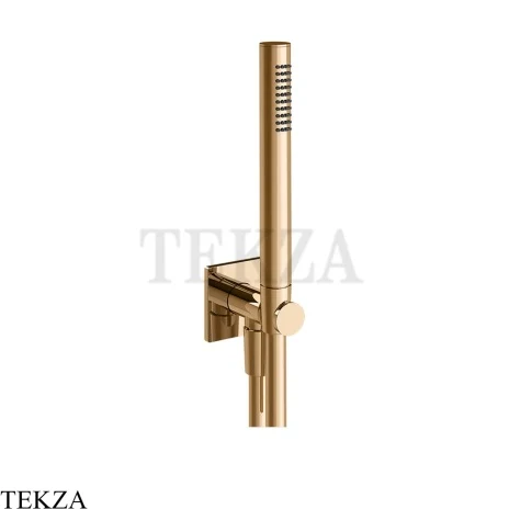 Gessi Incastri Душевой комплект, стержневая лейка 73523-735, бронза глянец