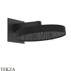Gessi Inverso RIGATO Верхняя душевая лейка с кронштейном 63549-299, Matte Black Gessi Inverso RIGATO Верхняя душевая лейка с кронштейном 63549-299, Matte Black